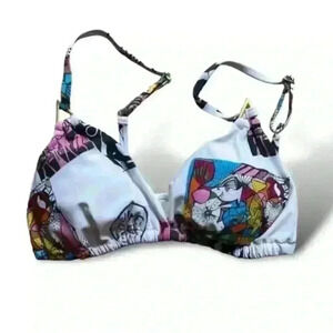Swiminista x James Peter Henry Artwork Toss Sexy Swim Top Limited Edition Large‌